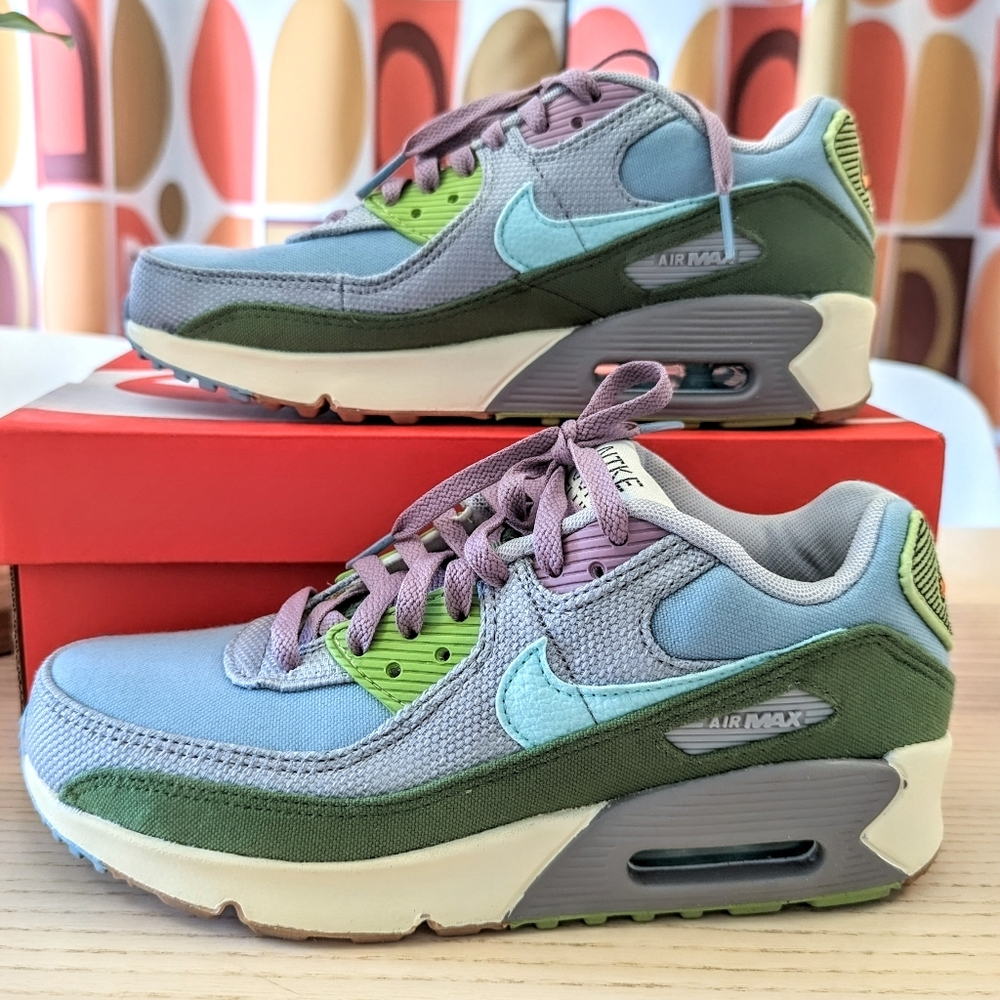 NIB Nike Air Max 90 SE1 GS Retro Sneakers Women's Size 7.5